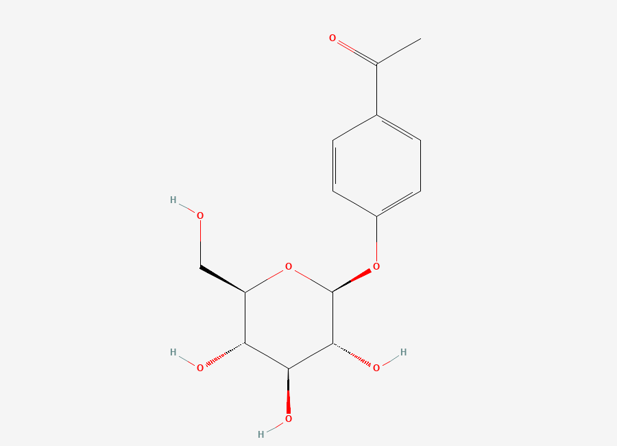 Two-dimensional chemical structure of Picein