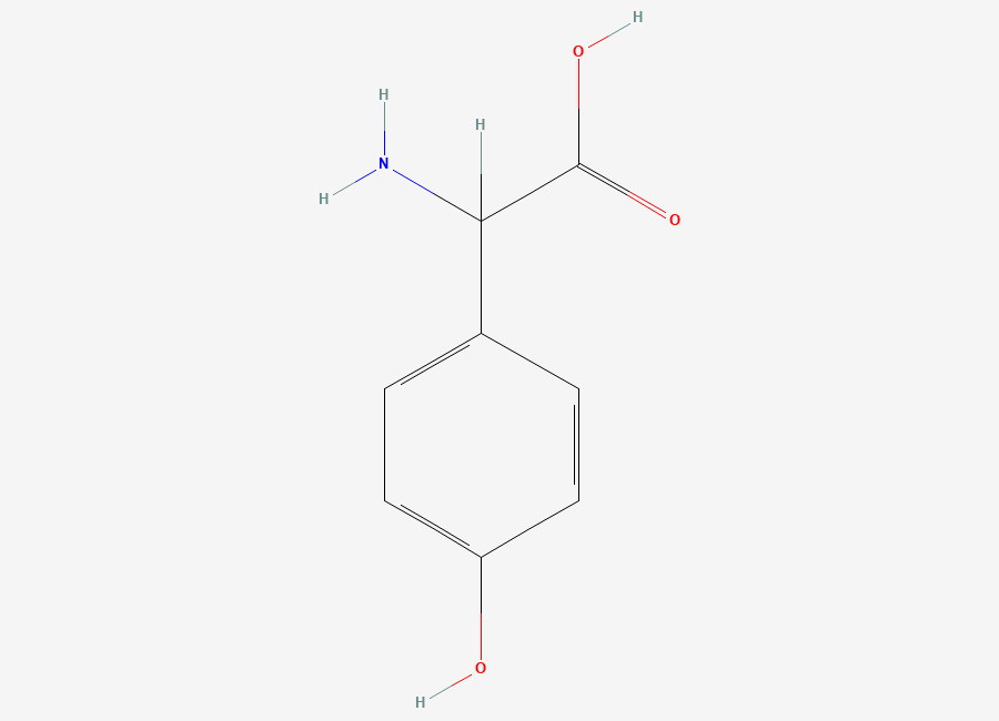 Two-dimensional chemical structure of Amoxicillin Related Compound 2, CAS 6324-01-2