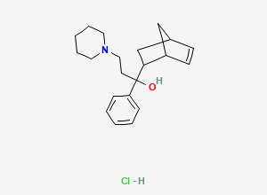 Two-dimensional chemical structure of Biperiden Hydrochloride, CAS 1235-82-1