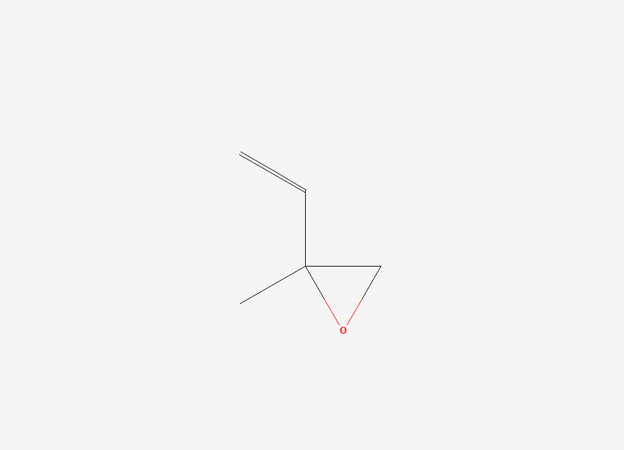 Two-dimensional chemical structure of 2-Methyl-2-vinyloxirane