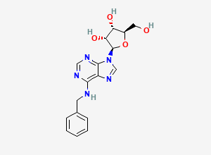Two-dimensional chemical structure of Benzyladenosine