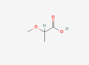 Two-dimensional chemical structure of 2-Methoxypropanoic acid