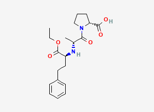 Two-dimensional chemical structure of Enalapril Maleate Impurity 8