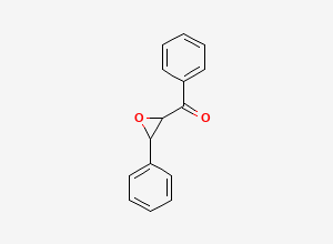 Two-dimensional chemical structure of Chalcone epoxide
