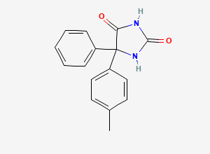 Two-dimensional chemical structure of Phenytoin EP Impurity F / Phenytoin BP Impurity F, CAS 51169-17-6