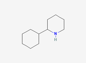 Two-dimensional chemical structure of 2-Cyclohexylpiperidine
