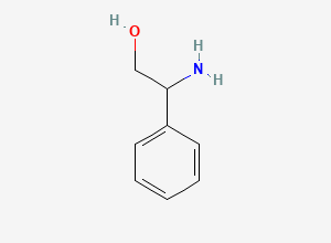 Two-dimensional chemical structure of 2-Amino-2-phenylethanol
