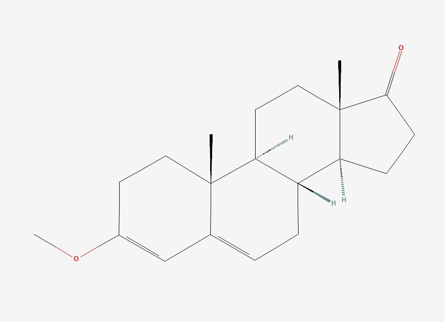 Two-dimensional chemical structure of Testosterone EP Impurity J / Androstenedione Methylenolether, CAS 57144-06-6