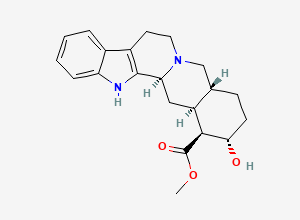 Two-dimensional chemical structure of Yohimbine EP Impurity C, CAS 483-10-3