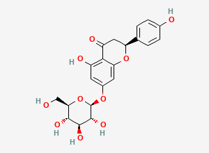 Two-dimensional chemical structure of Prunin