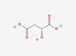 Two-dimensional chemical structure of D-Malic acid