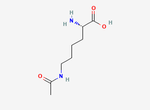 Two-dimensional chemical structure of epsilon-Acetyl-L-lysine