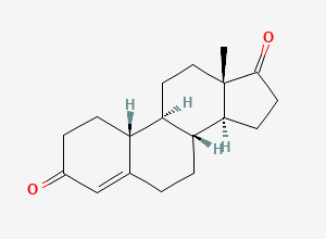 Two-dimensional chemical structure of Norethindrone EP Impurity B / Norandrostenedione / Norethindrone Related Compound B, CAS 734-32-7