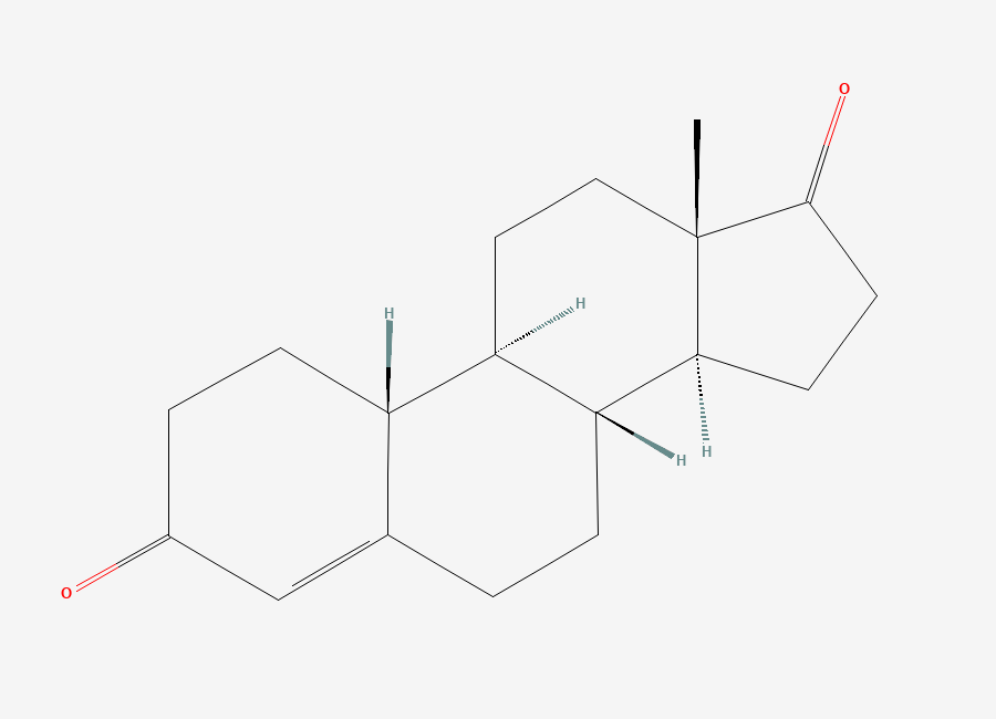 Two-dimensional chemical structure of Norethindrone EP Impurity B / Norandrostenedione / Norethindrone Related Compound B, CAS 734-32-7