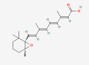 Two-dimensional chemical structure of (5S,6R)-5,6-Epoxytretinoin