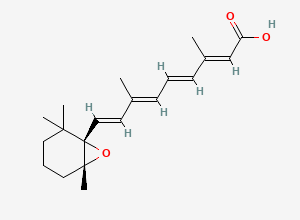 Two-dimensional chemical structure of Retinoic acid, 5,6-epoxy-5,6-dihydro-