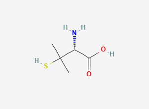 Two-dimensional chemical structure of L-Penicillamine