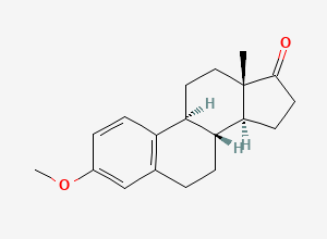 Two-dimensional chemical structure of Estrone 3-Methyl Ether / 3-O-Methyl Estrone, CAS 1624-62-0