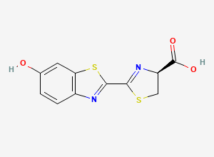 Two-dimensional chemical structure of Firefly Luciferin