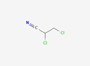 Two-dimensional chemical structure of 2,3-Dichloropropiononitrile