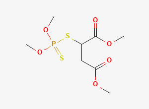 Two-dimensional chemical structure of O,O-Dimethyl Malathion, CAS 3700-89-8