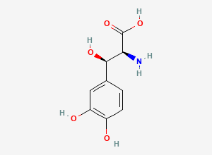 Two-dimensional chemical structure of Droxidopa