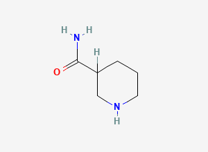 Two-dimensional chemical structure of 3-Piperidinecarboxamide