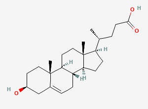 Two-dimensional chemical structure of Cholenic acid