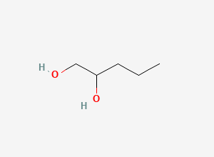Two-dimensional chemical structure of 1,2-Pentanediol