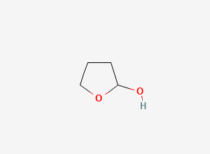 Two-dimensional chemical structure of Tetrahydro-2-hydroxyfuran