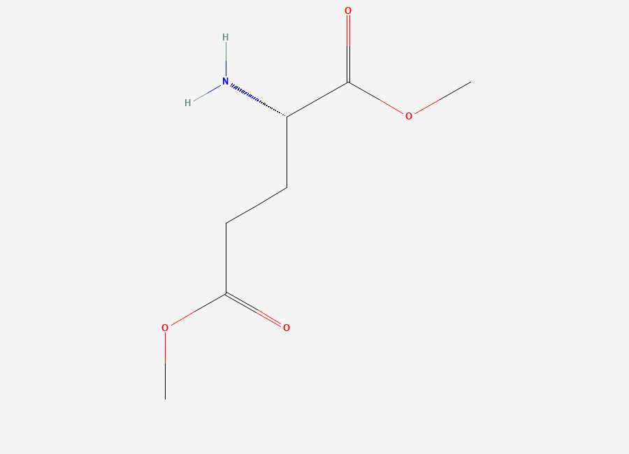 Two-dimensional chemical structure of Dimethyl glutamate