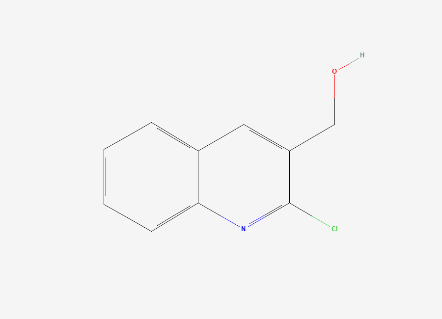 Two-dimensional chemical structure of (2-Chloroquinolin-3-yl)methanol