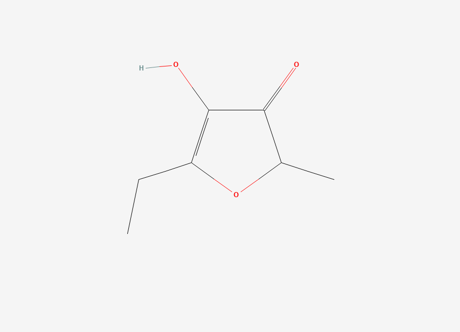 Two-dimensional chemical structure of 5-Ethyl-4-hydroxy-2-methyl-3(2H)-furanone