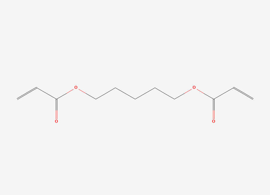 Two-dimensional chemical structure of 1,5-Pentanediol diacrylate