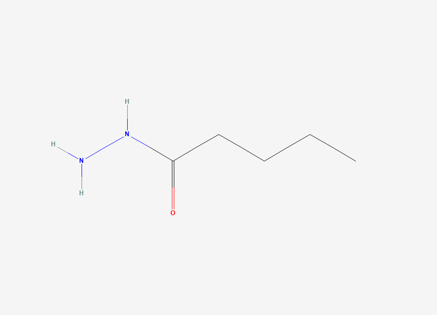 Two-dimensional chemical structure of Valerohydrazide