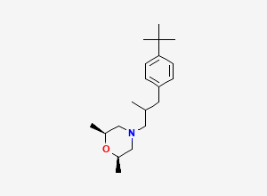 Two-dimensional chemical structure of Fenpropimorph