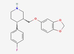 Two-dimensional chemical structure of Paroxetine EP Impurity E /Paroxetine Related Compound D, CAS 105813-05-6