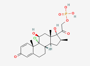 Two-dimensional chemical structure of Betamethasone Impurity 79