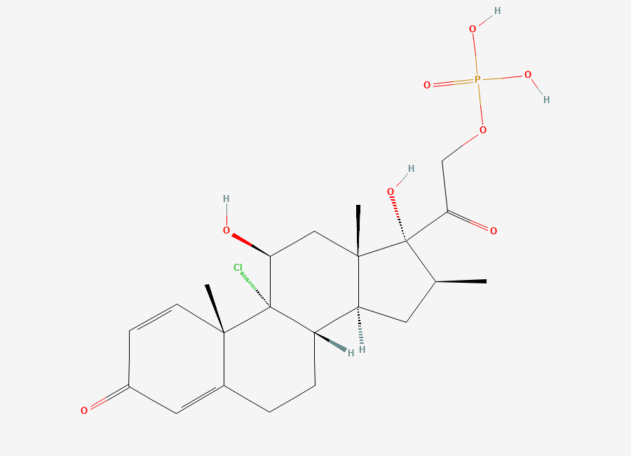 Two-dimensional chemical structure of Betamethasone Impurity 79