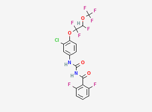 Two-dimensional chemical structure of Novaluron
