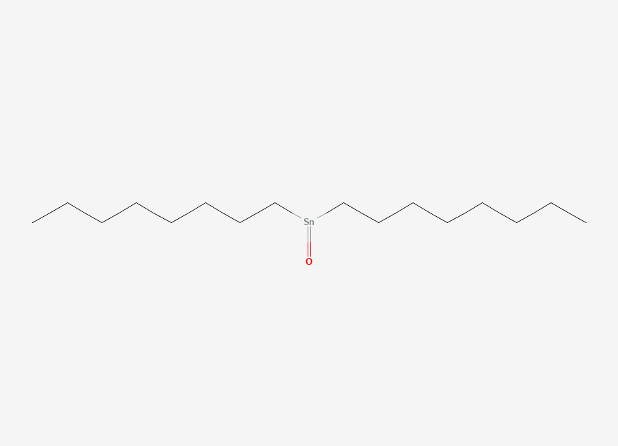 Two-dimensional chemical structure of Dioctyltin oxide