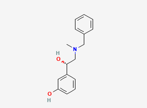 Two-dimensional chemical structure of Benzyl phenylephrine, CAS 286426-31-1