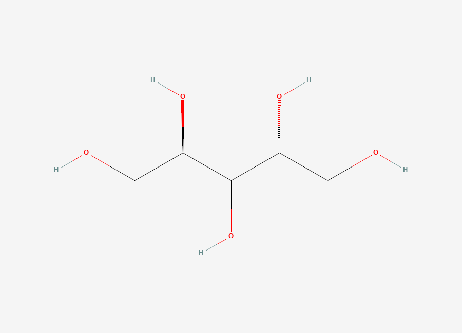 Two-dimensional chemical structure of D-Arabitol