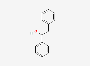 Two-dimensional chemical structure of 1,2-Diphenylethanol