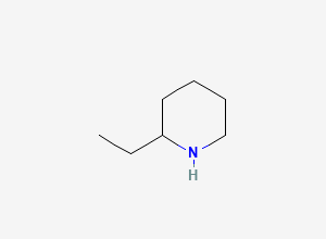 Two-dimensional chemical structure of 2-Ethylpiperidine