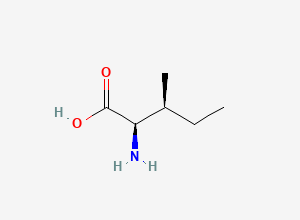 Two-dimensional chemical structure of Alloisoleucine, D-