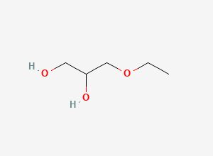 Two-dimensional chemical structure of 3-Ethoxy-1,2-propanediol