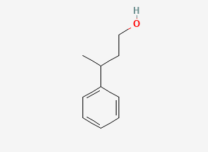 Two-dimensional chemical structure of Benzenepropanol, gamma-methyl-