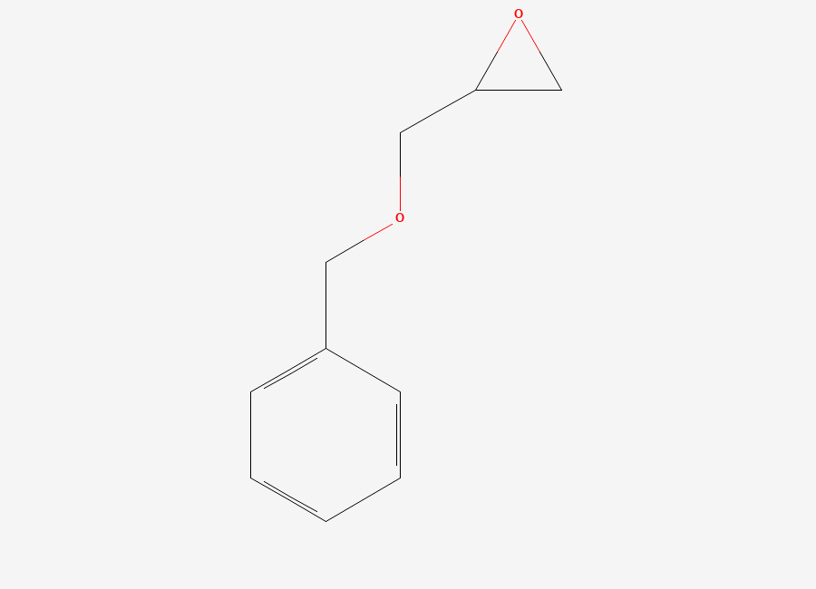 Two-dimensional chemical structure of Benzyl glycidyl ether