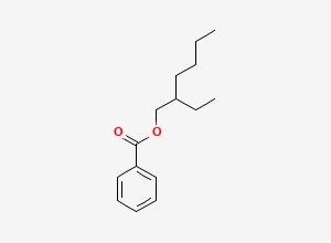 Two-dimensional chemical structure of 2-Ethylhexyl benzoate